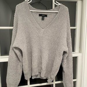 Forever 21 gray sweater